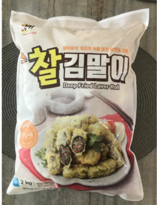 (냉동)미가식품 찰김말이2kg, 2kg, 1개