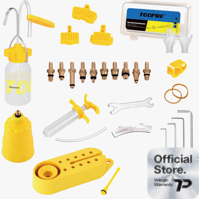 투프리 유압 브레이크 블리드 키트 스탠다드 브레스 커넥터 자전거 정비 Toopre