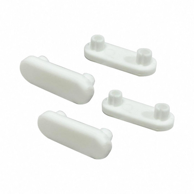 蝴蝶衛浴 馬桶蓋墊片 一組4個 適用多款馬桶蓋 簡易安裝 穩固耐用, 1套