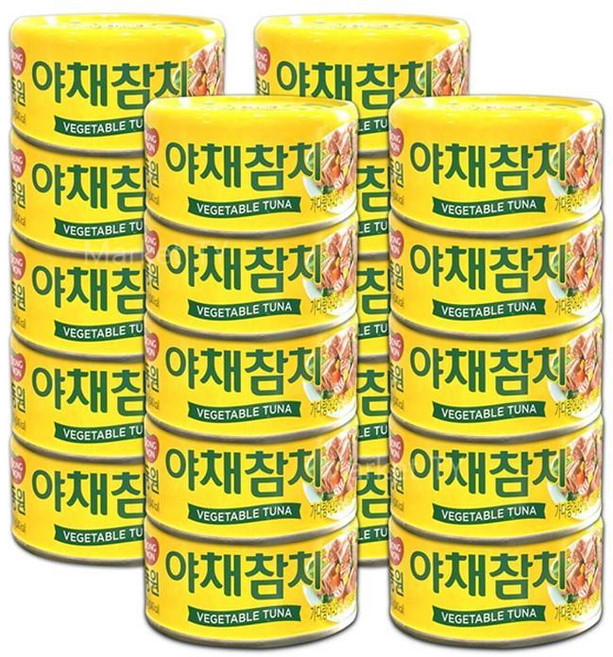 동원참치 야채참치 150g, 20개