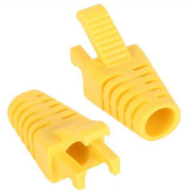 RJ 45 락Lock 부트 6파이 옐로우 낱개re_9+7oTp