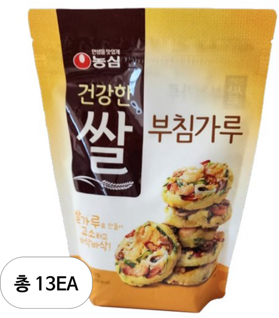 농심 건강한 쌀 부침가루, 450g, 13개