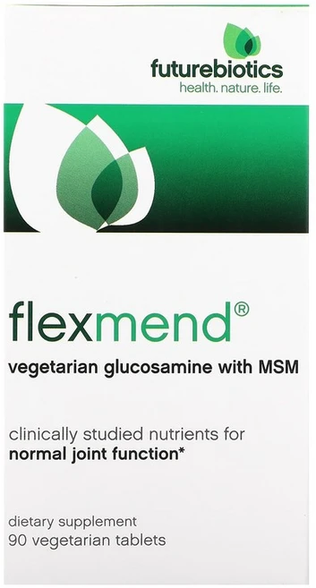 퓨쳐바이오틱스 FlexMend MSM 함유 식물성 글루코사민 베지 정제 90정, 1개 - 쿠팡