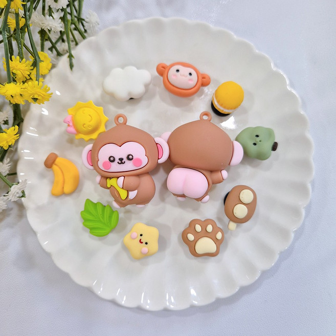 펭샵 원숭 악세사리 파츠 참 세트