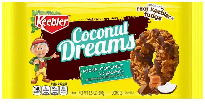 [미국직배송]키블러 코코넛 드림 쿠키 240g Keebler Coconut Dreams Cookies, 1개