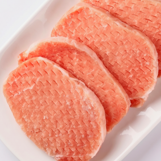 최고기나라 돼지고기 한돈 1등급 등심 돈까스용 고기 1kg, 1개