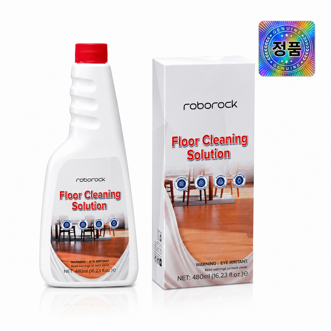로보락 전용 세제 클리너 정품 바닥 세정제 소모품, 1개, 480ml