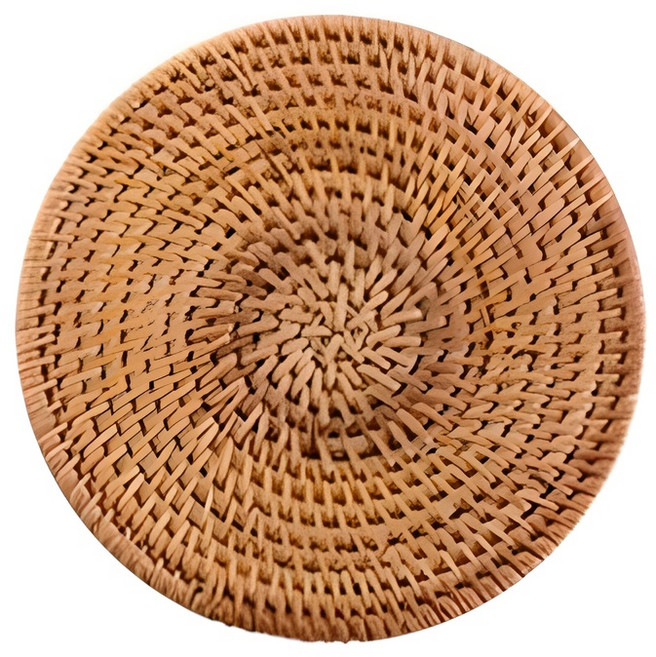 다세코 라탄 받침대 원형, 20cm, 1개