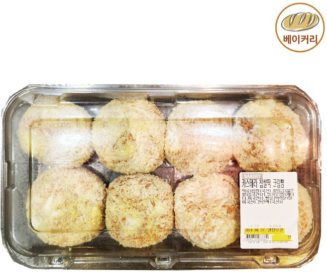 카스테라 찹쌀떡 크림빵 (보냉백+아이스팩), 1개