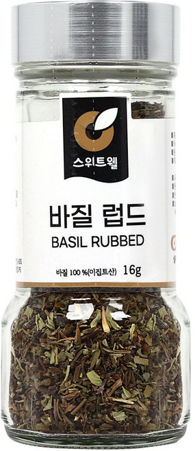 스위트웰 바질 럽드 16g, 1개