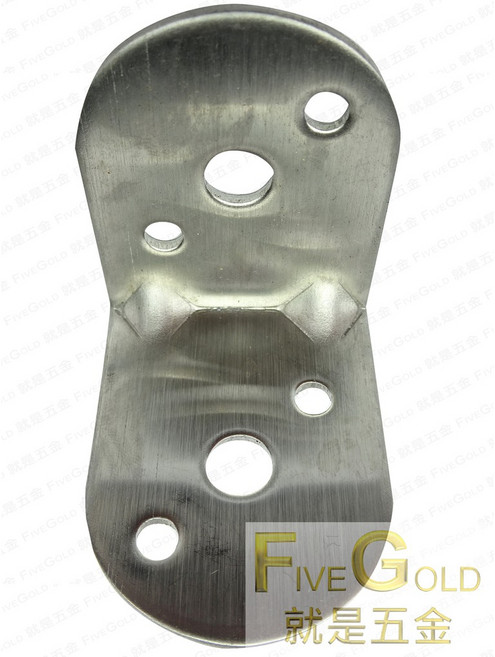 就是五金 白鐵角鐵 圓角 小 大 白鐵內角鐵 固定片, 1個