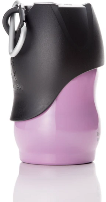 강아지 초경량 휴대용 스텐 물병 라레펫 ROOP 루프 물통, 핑크, S(350mL), 1개