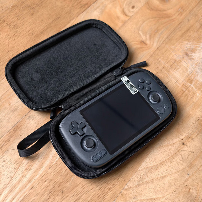 (재고확인완료) [CTK] 아야네오 AYANEO Pocket AIR Mini 레트로 안드로이드 게임기 4.2인치 LCD스크린 4500mAh용량 MTK Helio G90T, 수납백, 블랙