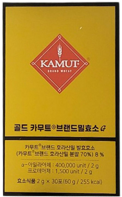 카무트 골드 브랜드밀 효소G 30p, 60g, 1개