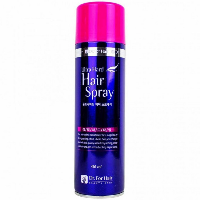 닥터포헤어 울트라하드 헤어 스프레이 450ml(552592), 1개, 1ml