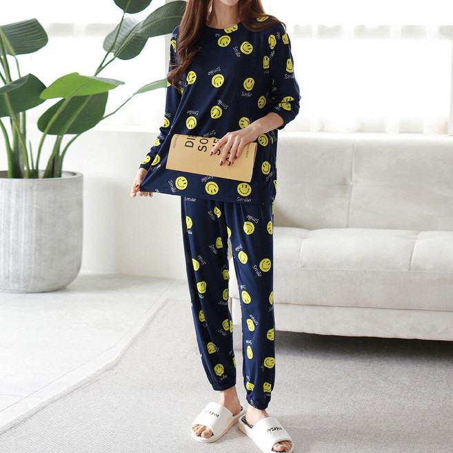 유야 여성 캐릭터 티셔츠 조거 바지 잠옷 세트 -FHS0003- 봄 가을