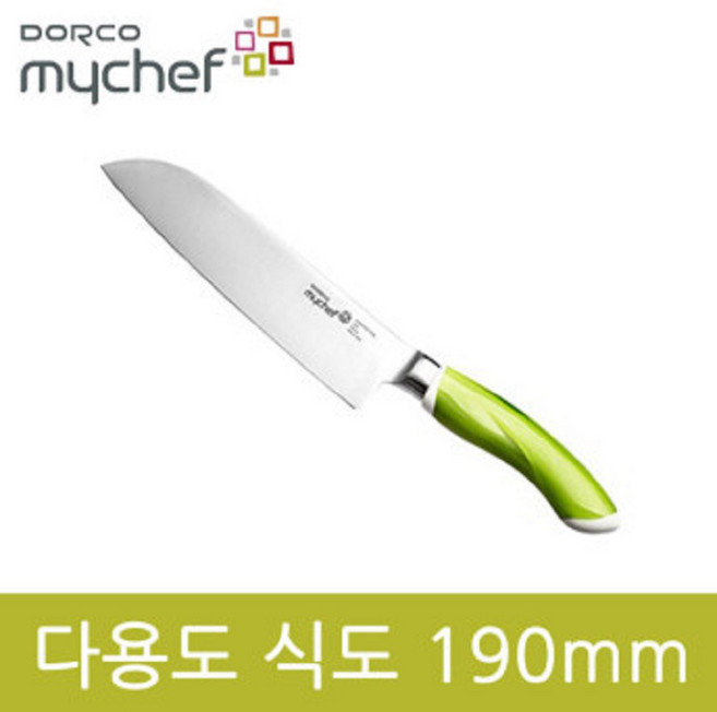 도루코 마이셰프 인테리어 다용도 식도 190mm 라임 gil, 1, 8개
