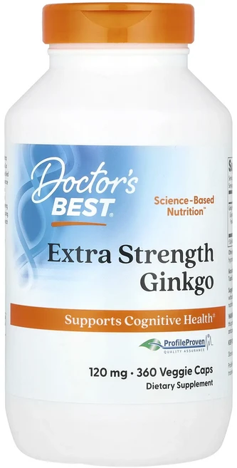 헁복하고 건강하세요 Doctor's Best 은행나무 120mg 베지 캡슐 360정 늘 챙기셔야합니다, DoctorsBest은행나무120mg베지캡슐360정 - 쿠팡