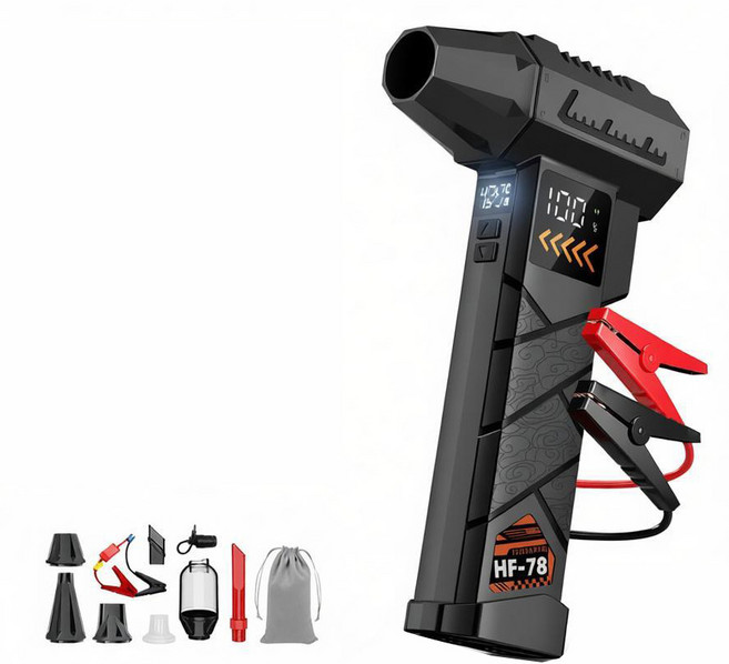 HF-78 汽車應急啟動電源 380W 高功率 1200克風壓, 1套