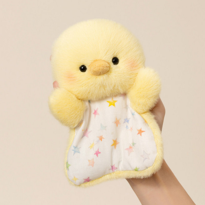 귀여운 애착인형 봉제인형 말랑 스퀴시 양 허스키 인형 선물용 장식, 1개, 노란 오리, 16cm