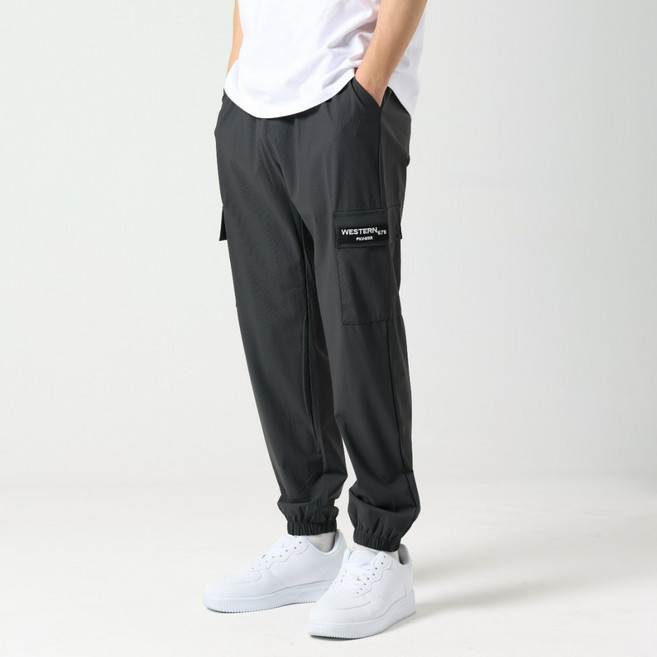 오로꼬 남자 아이스 조거팬츠 냉감 여름 바지