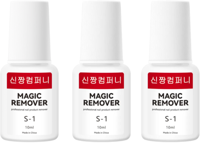 신짱컴퍼니 네일 초강력 쾌속 글루오프 리무버제품(우드스틱+화일)증정, 3개
