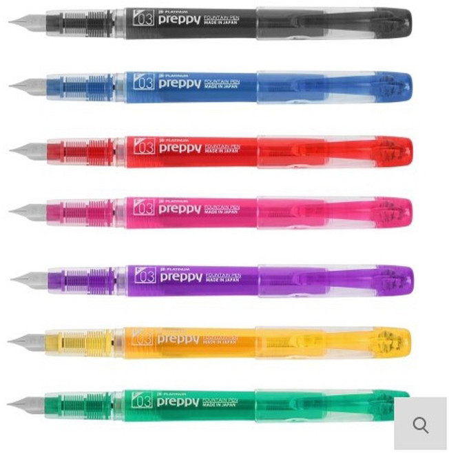 뉴프레피 만년필 EF F 옐로우 3 280원, 검정, F