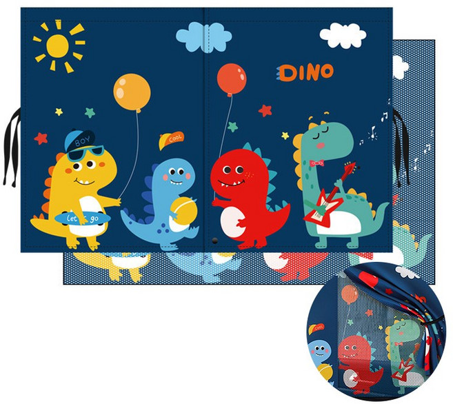 샤이닝포인츠 간편설치 자석식 이중 메쉬 차량용 햇빛가리개, 1개, 그린