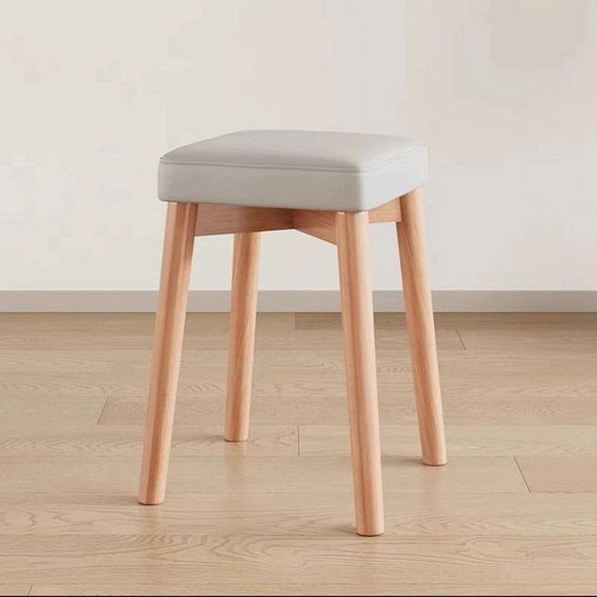 식탁 침실 심플 가정용 테이블 책상 인테리어 북유럽, 50cm 고 원목색, 1개