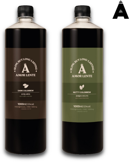 브라질 콜드브루 더치커피 과테말라 원액 1L+1L, 1kg, 1개, 2개입