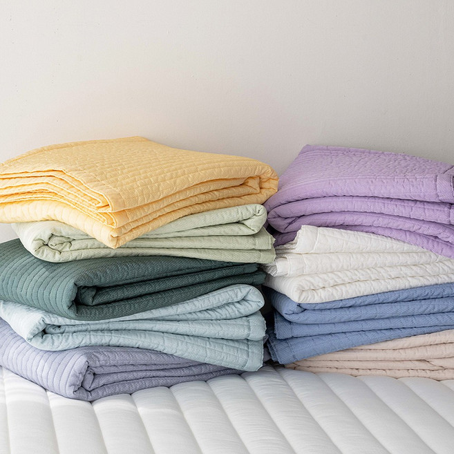 풍기 냉감 인견100% 워싱 이불 단품 스프레드 시원한 여름이불 S/Q 9컬러