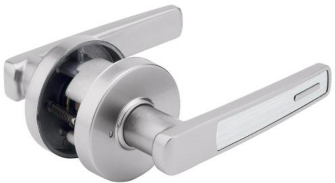 엔젤금속 목문레버(욕실용) 901메탈(GR), 1개