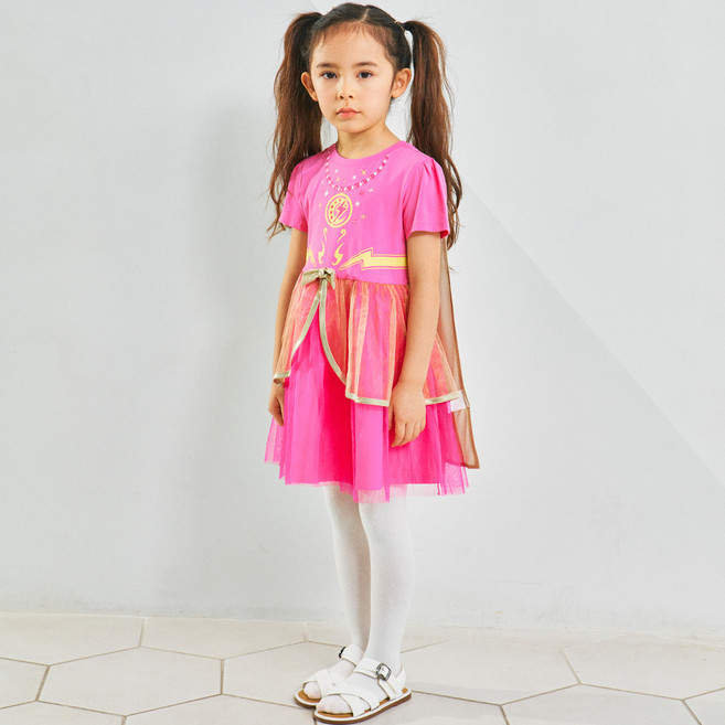 번개맨 번개걸 리본원피스