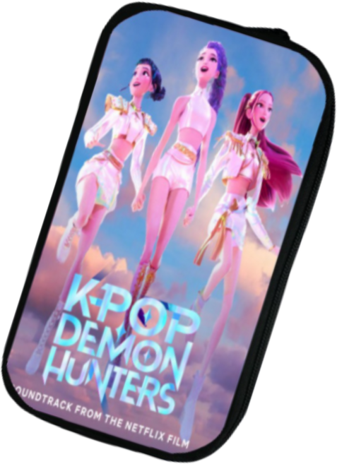 케이팝 데몬 헌터스 필통 케데헌 파우치, 1개, 옵션B