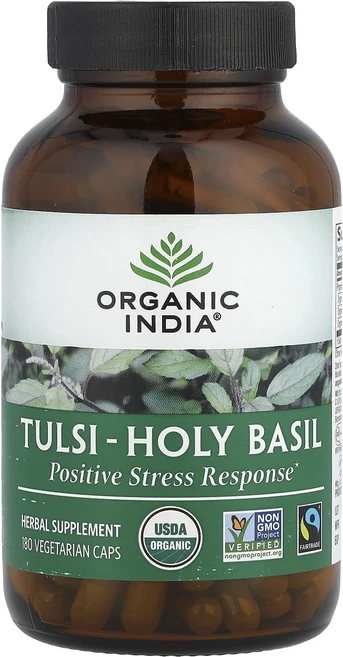 몸관리하세요 겨울입니다 Organic India 털시-홀리 바질 베지 캡슐 180정 특별관리진행, OrganicIndia털시홀리바질베지캡슐180정, 1개 - 쿠팡