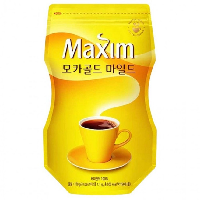 맥심 모카골드 마일드 원두커피믹스, 170g