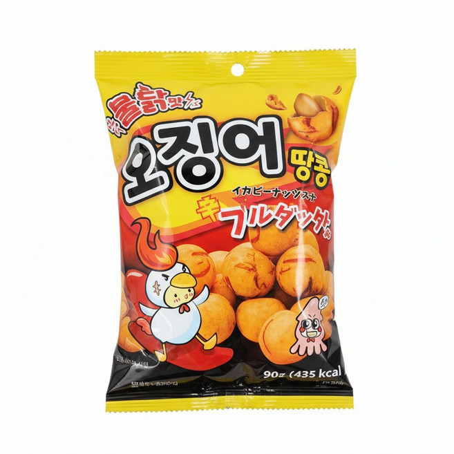오징어땅콩 90g 과자 심심풀이간식 맥주안주(소비기한:25년 12월 23일), 1개