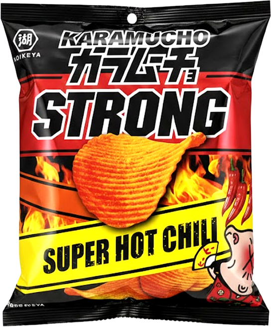 카라무쵸 핫칠리 감자칩, 54g, 1개