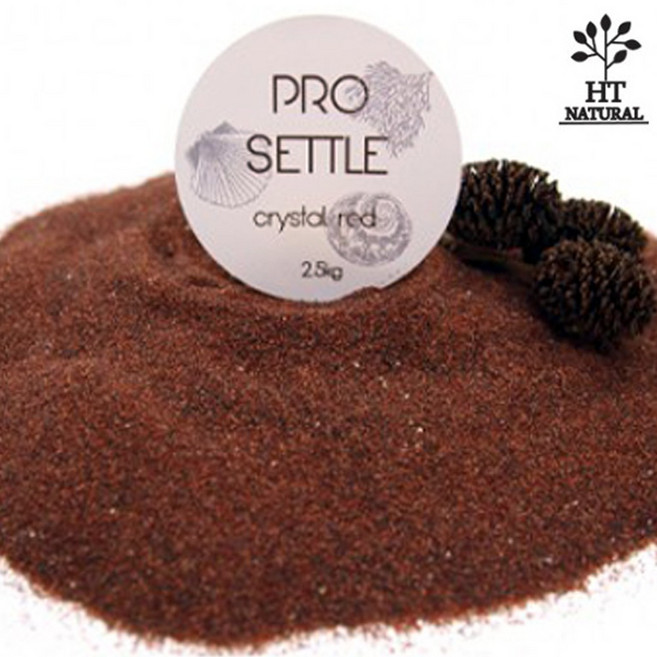 프로 세틀 크리스탈레드 2.5kg/수족관 어항 모래 바닥재 구피 열대어 플레코 코리 장식품 샌드 네이처 적사, 크리스탈 레드, 1개