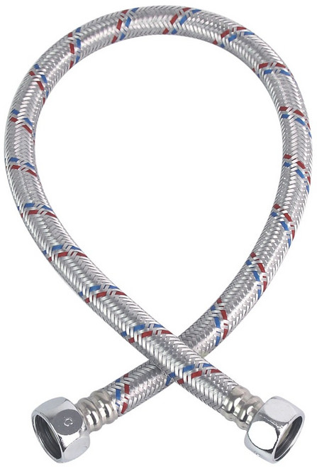 [기타]세면대 고압호스 60cm 조절대 호스 세면기 수전 수도꼭지 연결 부속품, 세면대고압호스 60cm