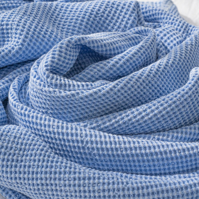 피그먼트 모달 와플 여름 이불, 블루