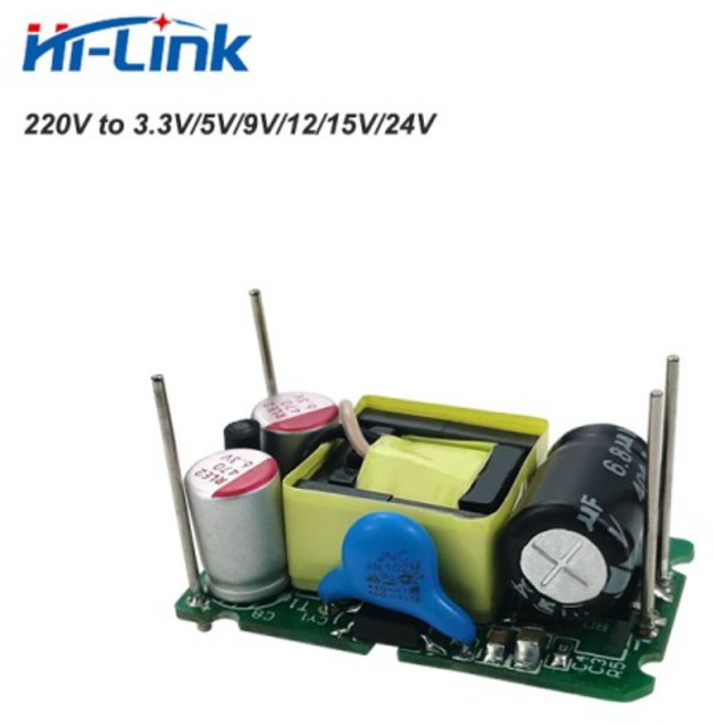 5 개/몫 AC-DC 3W 100-240V 3.3V/5V/9V 스위칭 전원 공급 장치 모듈 DC 전압 조정기 베어 보드 수리, 1개, 5. HLK-PM24L  24V