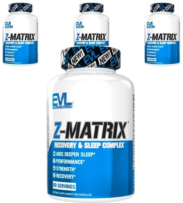EVLUTIONNUTRITION Z-매트릭스 리커버리 & 슬립 컴플렉스 캡슐, 240정, 4개 - 쿠팡