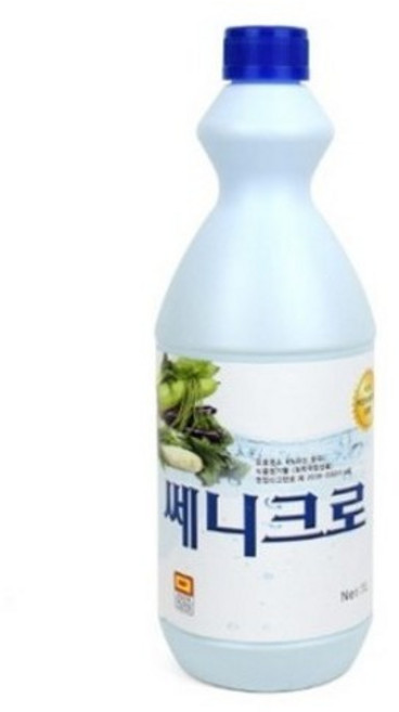 주방 위생 세정제 쎄니크로 1L 야채 과일 소독제 식품용 세척제, 1개