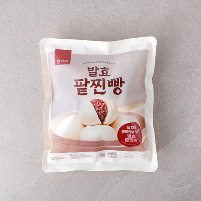 자연드림 발효팥찐빵, 1개, 300g