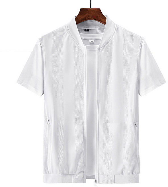 남자 여름 야상 조끼 얇은 메쉬 펀칭 포켓 조끼 자켓 Men's Vest 뉴타임즈 L734H265