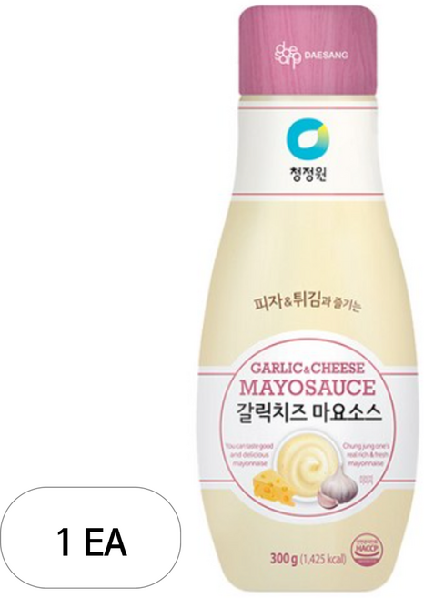 청정원 갈릭치즈 마요소스, 300g, 1개