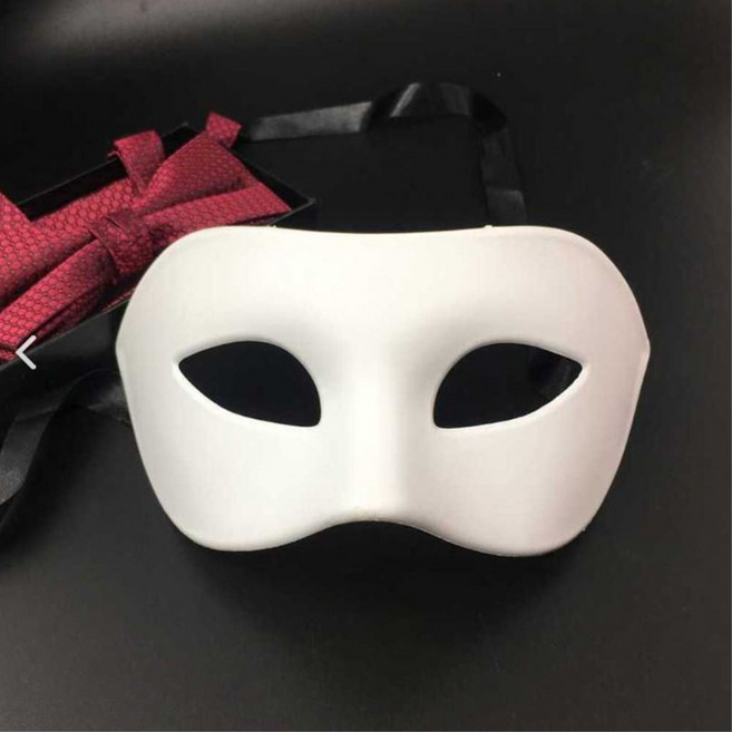 할로윈 가면 오페라 유령 소품 무도회 커플 파티 인싸 원사이즈 국내, 화이트