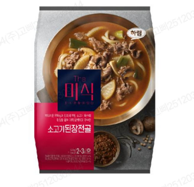 더미식 소고기 된장전골 밀키트 (냉동), 590g 1개, 1개, 590g