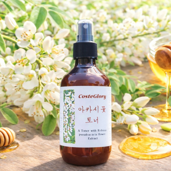 코스테글로리 아카시꽃 토너 160g 아카시아향 피지조절 약산성 모공 지성 스킨 남자 여자 친구 선물, 1개